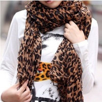 SODIAL- Fashion Leopard Pattern Shawl Scarf Wrap for Women SODIAL- Fashion Leopard Pattern Shawl Scarf Wrap for Women