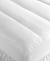 Drift off to sleep on a cloud of softness. Martha Stewart Collection's Allergywise fiberbed boasts rows of plush down-alternative fill for a comfortable night's sleep throughout the seasons. Featuring a smooth, 300-thread count cotton cover. Drift off to sleep on a cloud of softness. Martha Stewart Collection's Allergywise fiberbed boasts rows of plush down-alternative fill for a comfortable night's sleep throughout the seasons. Featuring a smooth, 300-thread count cotton cover.