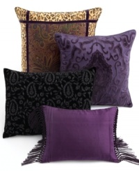 A modern paisley is carved into stunningly soft velvet and met with smooth cord detailing. Coordinate with the New Bohemian bedding to complete this revolutionary look. A modern paisley is carved into stunningly soft velvet and met with smooth cord detailing. Coordinate with the New Bohemian bedding to complete this revolutionary look.