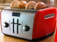 KitchenAid KMT422ER 4 Slice Toaster - Empire Red KitchenAid KMT422ER 4 Slice Toaster - Empire Red