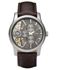 Clearly stylish, this distinctive Twist collection watch from Fossil is a fresh twist on the traditional. Clearly stylish, this distinctive Twist collection watch from Fossil is a fresh twist on the traditional.