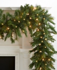 Finesse your home for the holiday season with the ease and elegance of Kurt Adler garland. Twinkling clear lights add to its festive nature. Finesse your home for the holiday season with the ease and elegance of Kurt Adler garland. Twinkling clear lights add to its festive nature.