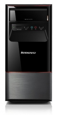 Lenovo IdeaCentre H415 30991DU Desktop (Black/Brushed Aluminum)