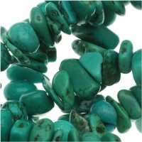 Turquoise Nuggets Chips Beads 5-8mm/15 Inch Strand