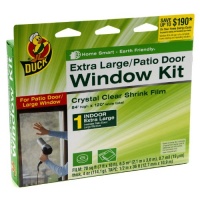 Duck Brand 281065 Indoor Extra Large Window/Patio Door Shrink Film Kit, 84-by-120-Inch Duck Brand 281065 Indoor Extra Large Window/Patio Door Shrink Film Kit, 84-by-120-Inch