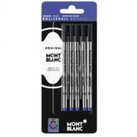 Montblanc Rollerball Refills Blue Medium 5 Per Pack Montblanc Rollerball Refills Blue Medium 5 Per Pack