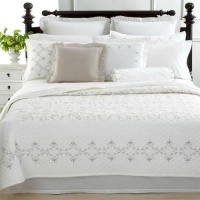 Martha Stewart Trousseau Clover Vines Standard Sham Martha Stewart Trousseau Clover Vines Standard Sham