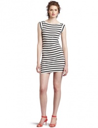 French Connection Women's Scott Stripe Capsleeve Dress French Connection Women's Scott Stripe Capsleeve Dress