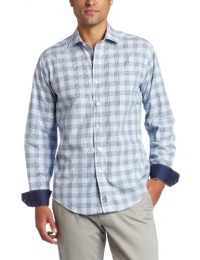 Marc New York Men's Plaid Poplin Dress Shirt Marc New York Men's Plaid Poplin Dress Shirt