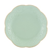 Lenox French Perle Dessert Plates, Ice Blue, Set of 4 Lenox French Perle Dessert Plates, Ice Blue, Set of 4
