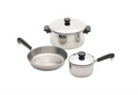 Revere Stainless Steel 5 Pc Aluminum Disc Cookware Set Revere Stainless Steel 5 Pc Aluminum Disc Cookware Set