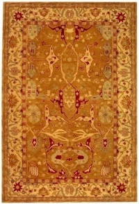 Safavieh Anatolia Collection AN515A Handmade Straw and Ivory Hand-spun Wool Area Rug, 6-Feet by 9-Feet Safavieh Anatolia Collection AN515A Handmade Straw and Ivory Hand-spun Wool Area Rug, 6-Feet by 9-Feet
