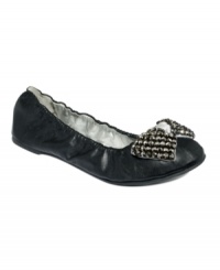 Rhinestoned bows make every day brighter. Light up your life with Barefoot Tess' Vegas flats. Rhinestoned bows make every day brighter. Light up your life with Barefoot Tess' Vegas flats.