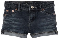 Levi'S Girls 2-6X Little Girl Shorts,Blue Daisy,6XR Levi'S Girls 2-6X Little Girl Shorts,Blue Daisy,6XR