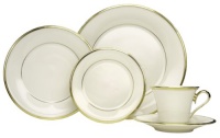 Lenox Eternal Gold-Banded Fine China 5-Piece Place Setting, Service for 1 Lenox Eternal Gold-Banded Fine China 5-Piece Place Setting, Service for 1