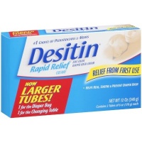 Desitin Creamy - Zinc Oxide Diaper Rash Ointment (2 X 6 Oz Tubes) Total 12 Oz Desitin Creamy - Zinc Oxide Diaper Rash Ointment (2 X 6 Oz Tubes) Total 12 Oz