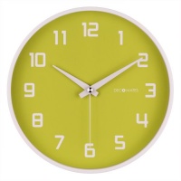 DecoMates Non-Ticking Silent Wall Clock - Fruity Key Lime (Green)