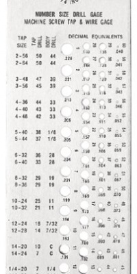 General Tools 15 1 to 60 Drill Gage General Tools 15 1 to 60 Drill Gage