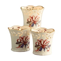 Lenox Winter Greetings Pierced Votives, S/3 Lenox Winter Greetings Pierced Votives, S/3