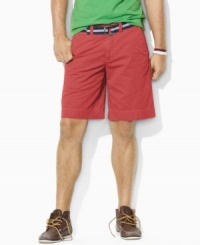 The rugged Bleeker short is crafted from durable cotton chino in a classic-fitting silhouette for comfort and authentic style. The rugged Bleeker short is crafted from durable cotton chino in a classic-fitting silhouette for comfort and authentic style.