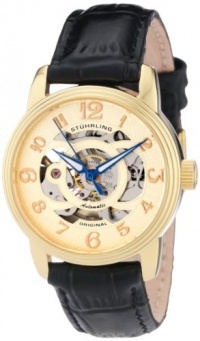 Stuhrling Original Women's 107EL.113531 Classic Oracle Gold Tone Automatic Skeleton Gold Tone Watch Stuhrling Original Women's 107EL.113531 Classic Oracle Gold Tone Automatic Skeleton Gold Tone Watch