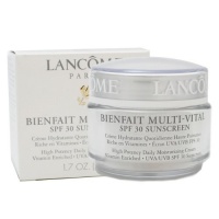 Lancome Bienfait Multi-Vital By Lancome For Women. High Potency Daily Moisturizing Cream Vitamin Enriched Uva/Uvb Spf 30 Sunscreen Lancome Bienfait Multi-Vital By Lancome For Women. High Potency Daily Moisturizing Cream Vitamin Enriched Uva/Uvb Spf 30 Sunscreen