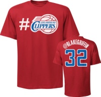 Blake Griffin Los Angeles Clippers NBA Twitter Name & Number T-Shirt Blake Griffin Los Angeles Clippers NBA Twitter Name & Number T-Shirt