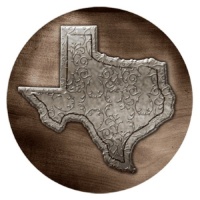 Set of Four State of Texas Drink Coasters Set of Four State of Texas Drink Coasters