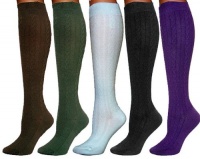 Textured Cable Knit Knee High Socks by Foot Traffic Textured Cable Knit Knee High Socks by Foot Traffic