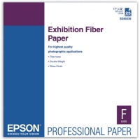 Epson S045039 Exhibition Fiber Paper, 17 x 22, White, 25 Sheets Epson S045039 Exhibition Fiber Paper, 17 x 22, White, 25 Sheets