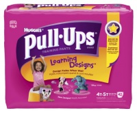 Pull-Ups Learning Design Training Pants, Size 4T-5T, Girl, 42 Count (Pack of 4) Pull-Ups Learning Design Training Pants, Size 4T-5T, Girl, 42 Count (Pack of 4)