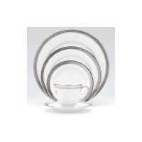 Noritake Crestwood Platinum - 5 piece place setting Noritake Crestwood Platinum - 5 piece place setting