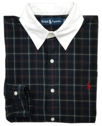 Polo Ralph Lauren Mens Classic-fit Plaid Club Shirt Polo Ralph Lauren Mens Classic-fit Plaid Club Shirt