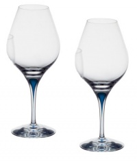 Orrefors Intermezzo Blue Aroma Glasses, Set of 2 Orrefors Intermezzo Blue Aroma Glasses, Set of 2