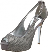 Guess Women's Hondola2 Open-Toe Pump,Silver,10 M US Guess Women's Hondola2 Open-Toe Pump,Silver,10 M US