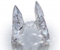 Swarovski Crystal Love Butterflies Figurine 1143416 Swarovski Crystal Love Butterflies Figurine 1143416