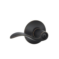 Schlage F40VACC716 Accent Privacy Lever, Aged Bronze