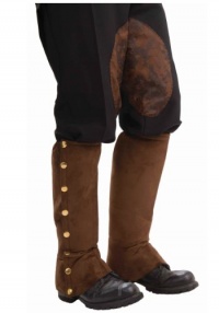 Steampunk Male Spats Black Steampunk Male Spats Black