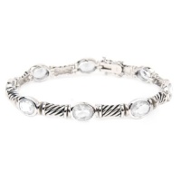 Studio 925 Pauline White Diamond CZ Sterling Silver Bracelet Studio 925 Pauline White Diamond CZ Sterling Silver Bracelet