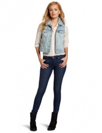 Levi's Juniors Selvedge Cropped Boyfriend Jean Vest Levi's Juniors Selvedge Cropped Boyfriend Jean Vest