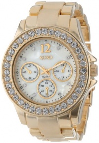 XOXO Women's XO5651 Gold-Tone Bracelet Analog Watch