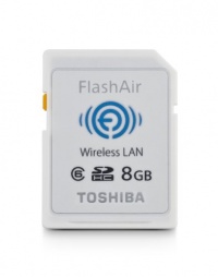 Toshiba 8GB FlashAir Wireless SD Card, Speed Class 6 Toshiba 8GB FlashAir Wireless SD Card, Speed Class 6