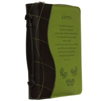 Green Faith Bible / Book Cover - Hebrews 11:1, 6 (Large) Green Faith Bible / Book Cover - Hebrews 11:1, 6 (Large)