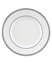 Inspired by the luxurious details that mark a Vera Wang gown, the Lace dinnerware and dishes set features a delicate, lace-patterned border in gleaming platinum. Inspired by the luxurious details that mark a Vera Wang gown, the Lace dinnerware and dishes set features a delicate, lace-patterned border in gleaming platinum.