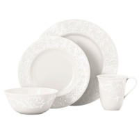 Lenox Opal Innocence Carved 20-Piece Dinnerware Set Lenox Opal Innocence Carved 20-Piece Dinnerware Set
