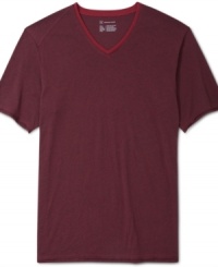 It's time for tee. This v-neck t-shirt from INC International Concepts is the perfect complement for your denim style. It's time for tee. This v-neck t-shirt from INC International Concepts is the perfect complement for your denim style.