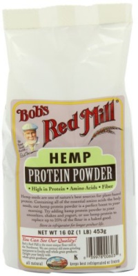 Bob's Red Mill Hemp Protein Powder, 16-Ounce Bags (Pack of 4) Bob's Red Mill Hemp Protein Powder, 16-Ounce Bags (Pack of 4)