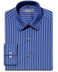 Get on the straight and narrow. This Kenneth Cole Reaction dress shirt is lean and streamlined. Get on the straight and narrow. This Kenneth Cole Reaction dress shirt is lean and streamlined.