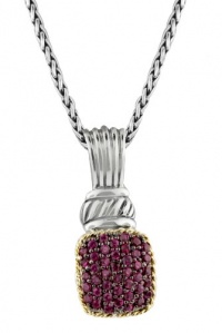 Effy Jewlery Balissima Silver & 18K Gold Ruby Pendant, 1.00 TCW Effy Jewlery Balissima Silver & 18K Gold Ruby Pendant, 1.00 TCW