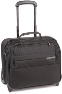 Briggs & Riley Wheeled Compact Tote,Olive,12.5x15.5x7 Briggs & Riley Wheeled Compact Tote,Olive,12.5x15.5x7